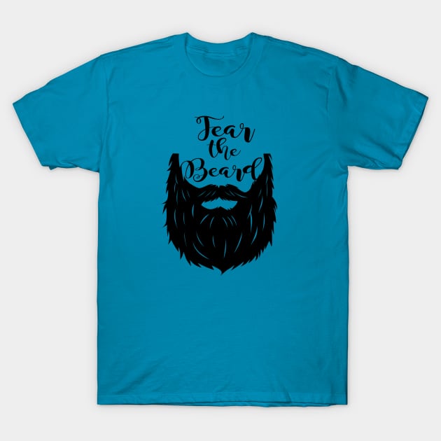 Fear The Beard T-Shirt by Alema Art